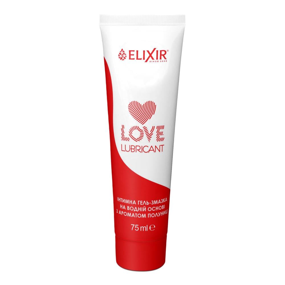 Інтимний гель-лубрикант Elixir з ароматом полуниці 75 мл (2219)
