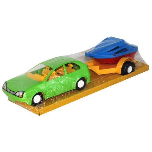 Автомобиль с прицепом Green (197342)