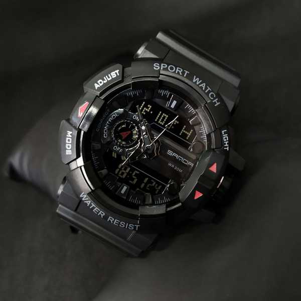 Годинник наручний чоловічий Sanda Box Black (4408) - фото 5 Годинник наручний чоловічий Sanda Box Black (4408) - фото 5