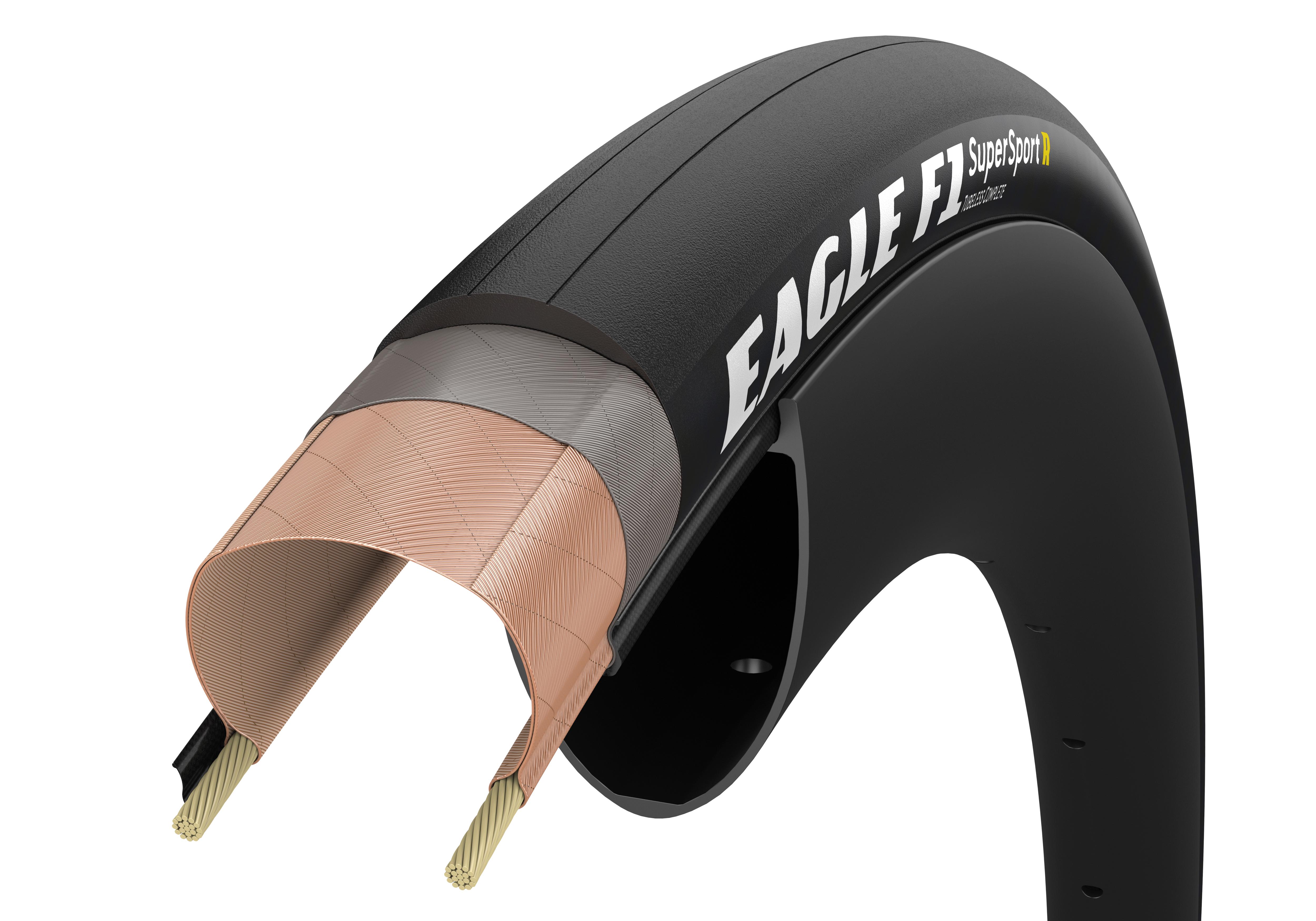 Покрышка велосипедная GoodYear Eagle F1 SuperSport R Tubeless Complete Folding 150tpi 700x25/25-622 Black (TIR-41-47)