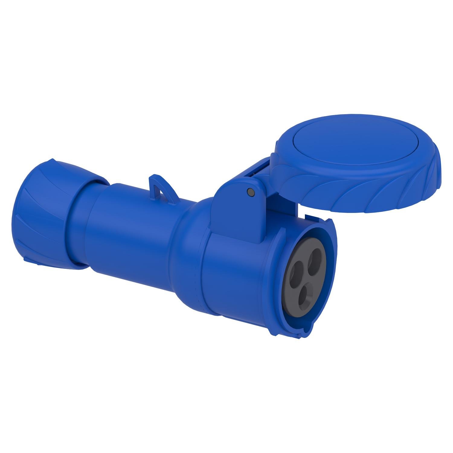 Силовая розетка Schneider Electric Mureva 2P+E 16А 250 В переносная IP67 Синий (PKY16M723) Силовая розетка Schneider Electric Mureva 2P+E 16А 250 В переносная IP67 Синий (PKY16M723)