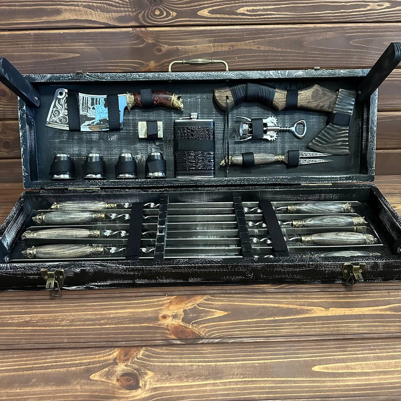 Набор шампуров Viking в кейсе-столике (20055861)