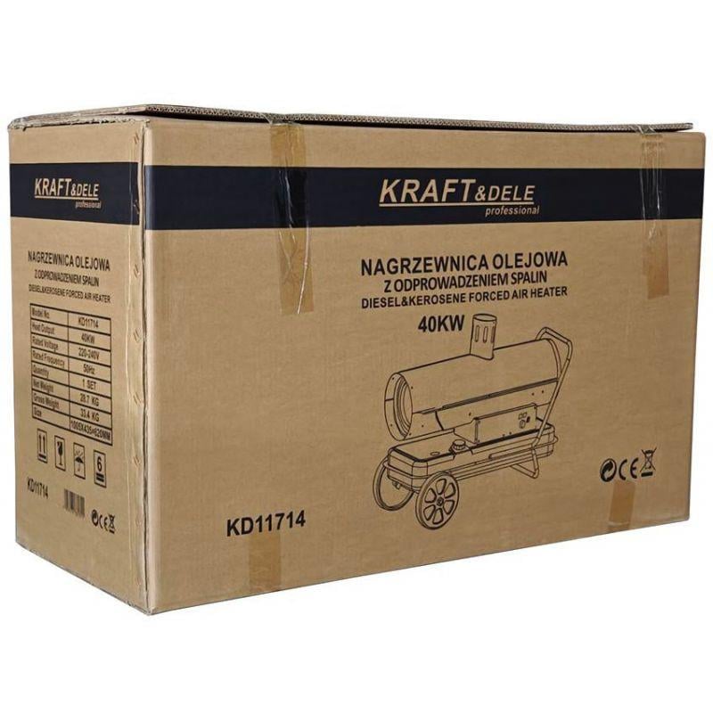 Тепловая пушка дизельная Kraft&Dele KD11714 40 кВт 56 л - фото 10