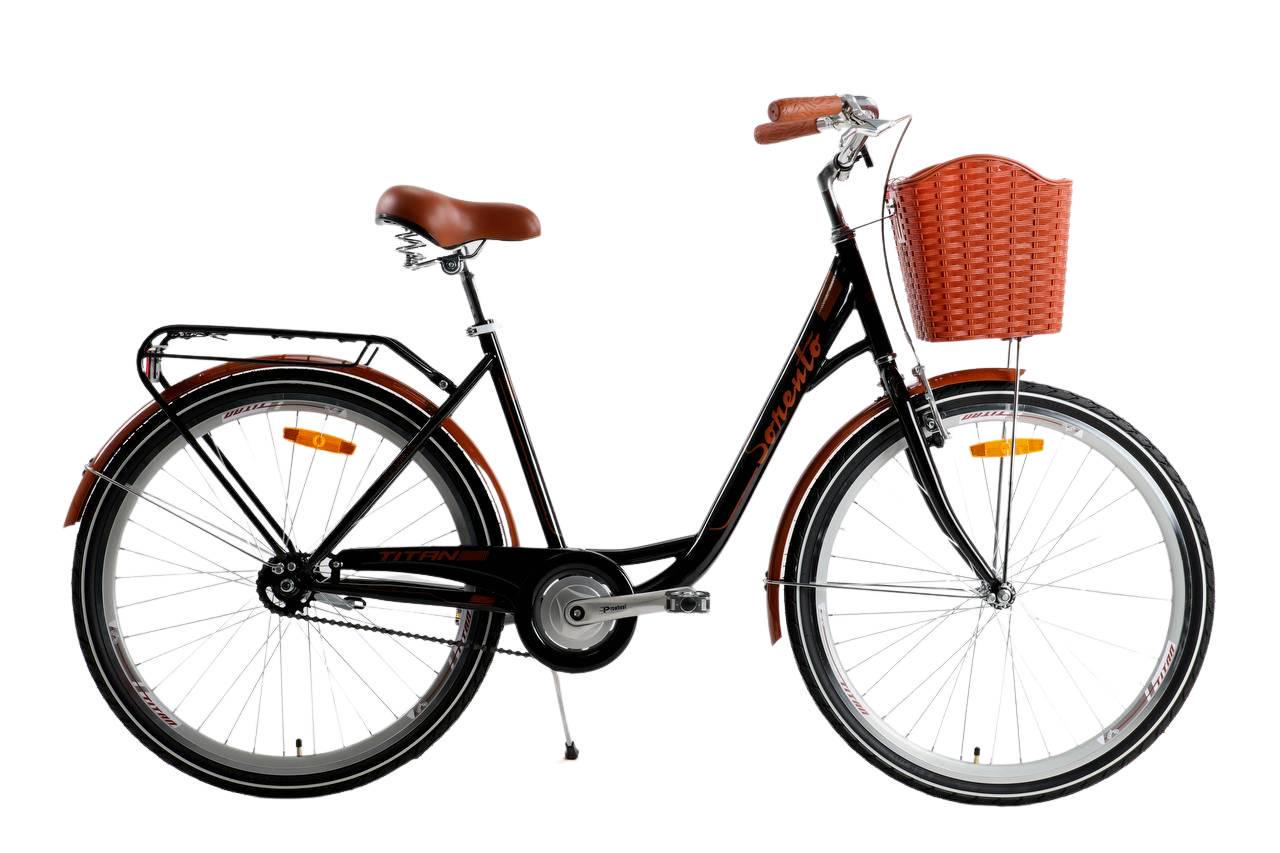 Велосипед Titan Sorento 2021 26" 18" Черный