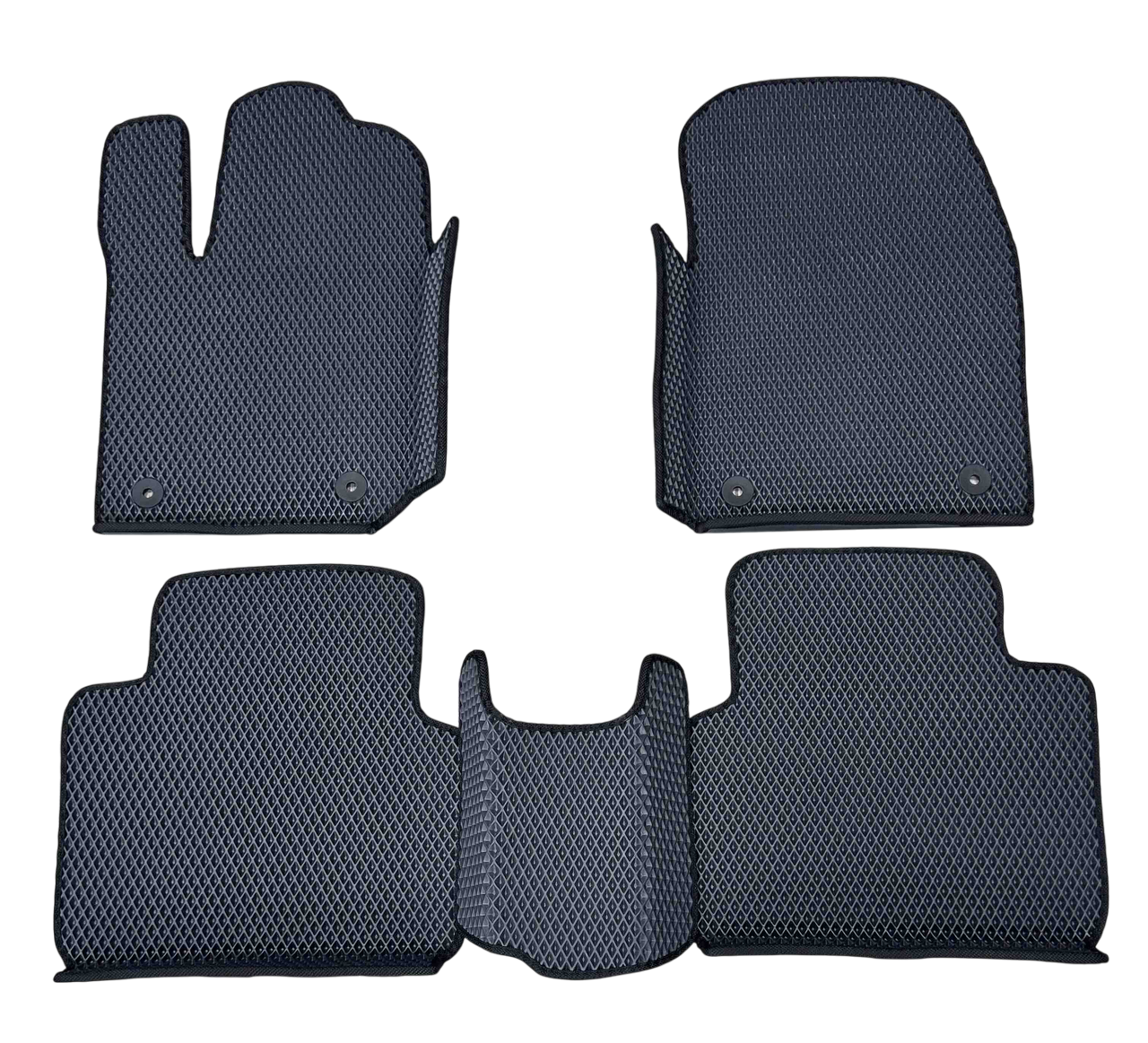 Коврики EVA с бортиками в салон для Jeep Grand Cherokee WK2 2010- гг. Черный (1984984102)