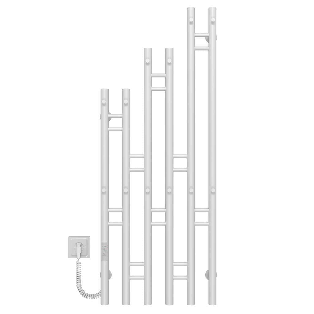 Полотенцесушитель электрический Deffi Adele П6 WD03 левое подключение нержавеющая сталь 400х1100 мм Белый (A.AD.110.40.6.EW1.L)