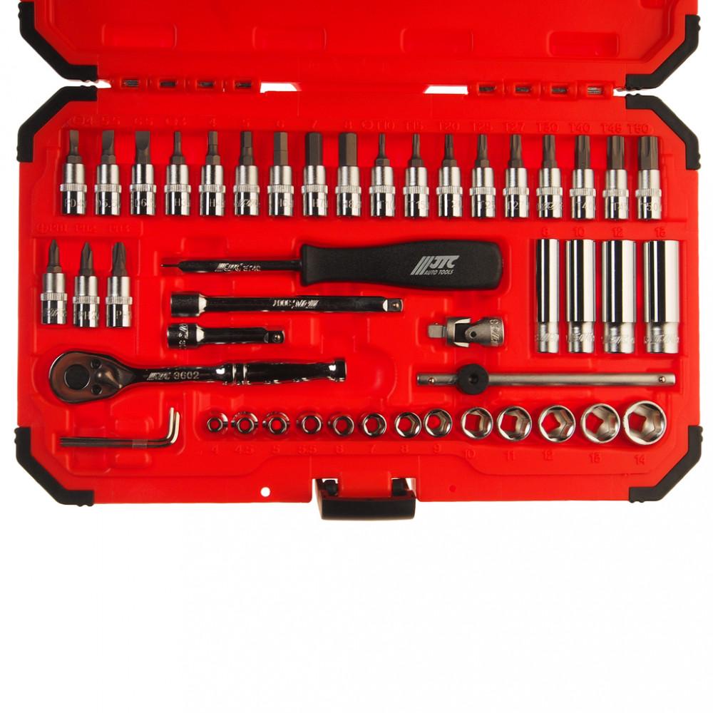 Набор инструмента 1/4" 47 ед. (H247M JTC) - фото 2 Набор инструмента 1/4" 47 ед. (H247M JTC) - фото 2