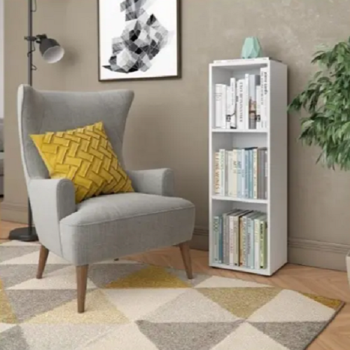 Полка для книг настольная на 3 ячейки Белый (P59) - фото 3