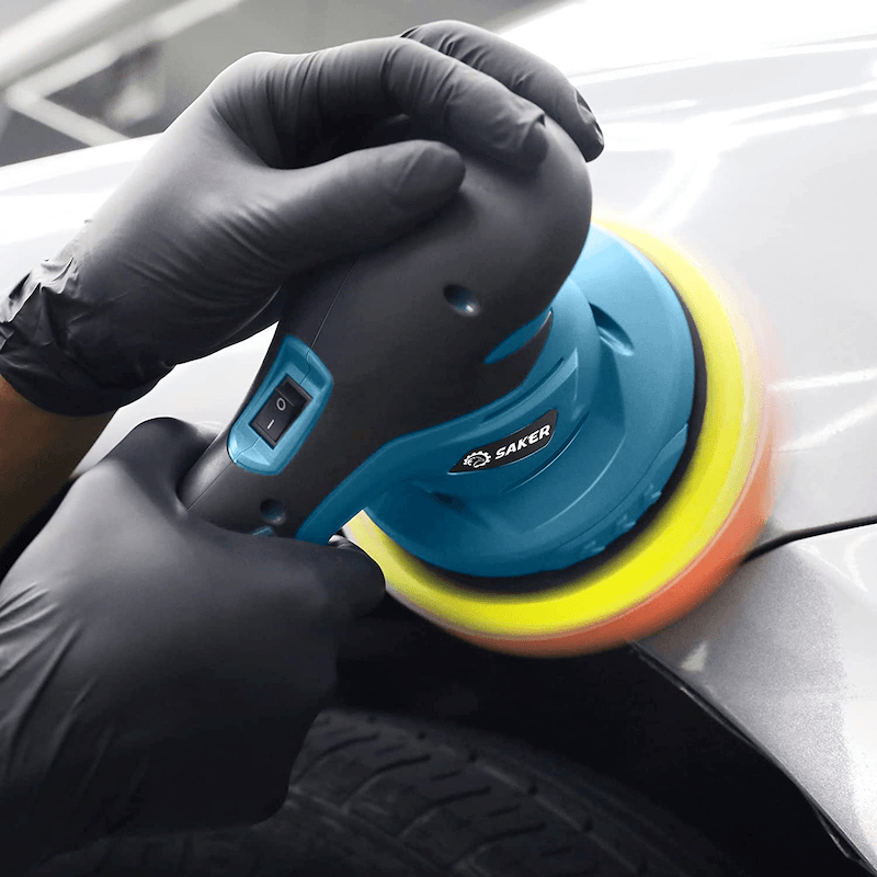 Машинка полировальная аккумуляторная с насадками Blue - фото 4