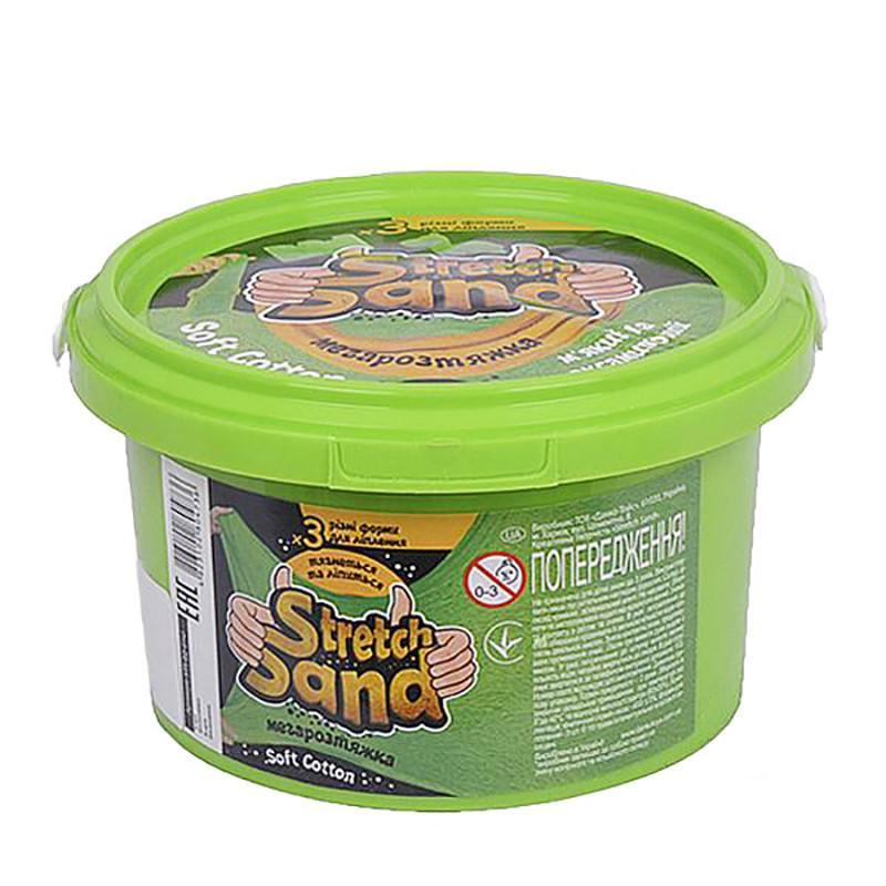 Набір креативної творчості Danko Toys Stretch Sand STS-02-01U 400 г Зелений (RLT11559s43972)