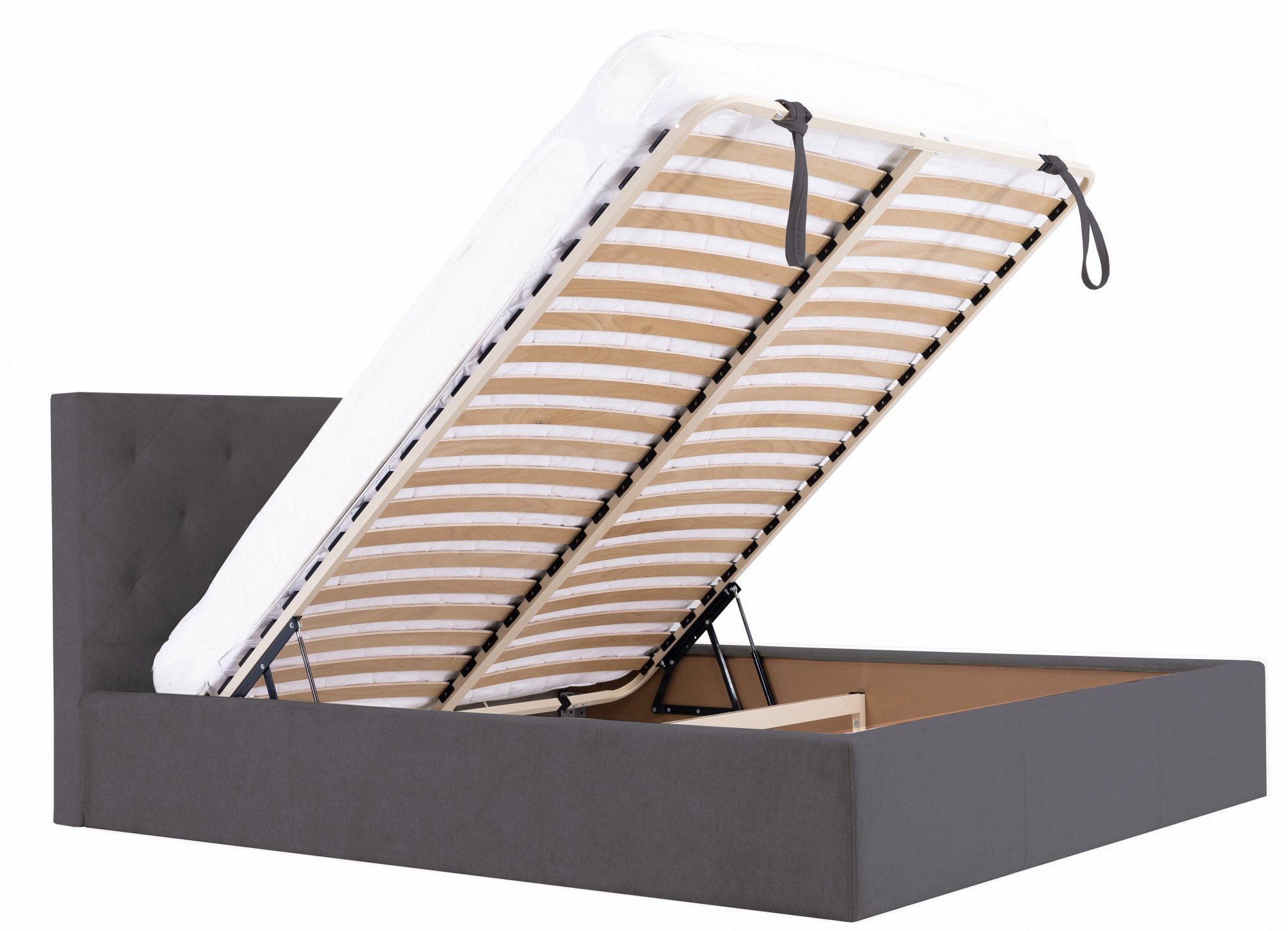 Кровать с подъемным механизмом Bristol Comfort Мисти Dark Grey 120х190 см Темно-серый - фото 6 Кровать с подъемным механизмом Bristol Comfort Мисти Dark Grey 120х190 см Темно-серый - фото 6