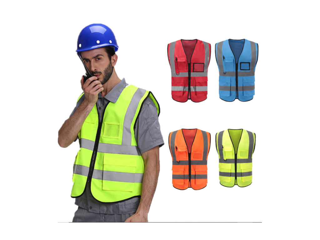 Жилет сигнальний світловідбиваючий з кишенями 160 г Помаранчевий (26359613) - фото 2 Жилет сигнальний світловідбиваючий з кишенями 160 г Помаранчевий (26359613) - фото 2