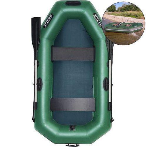 Надувная лодка Ладья ЛТ-250АБЕ ПВХ 2-х местная/гребная/без днища/привальный брус - фото 2