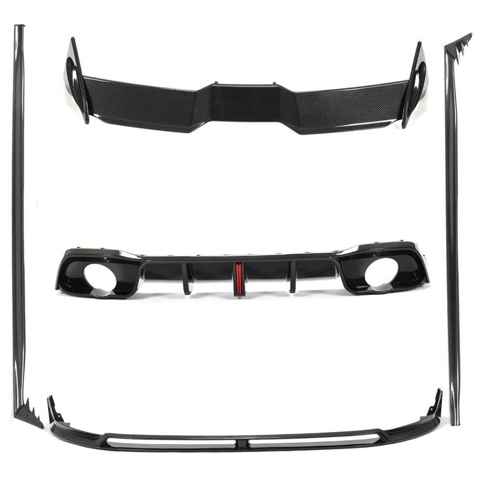 Комплект обвесов Carbon FullSet для GTI&R EU HB 2019-2024 гг. DDCarbon для Volkswagen Golf 8 карбон (150719)