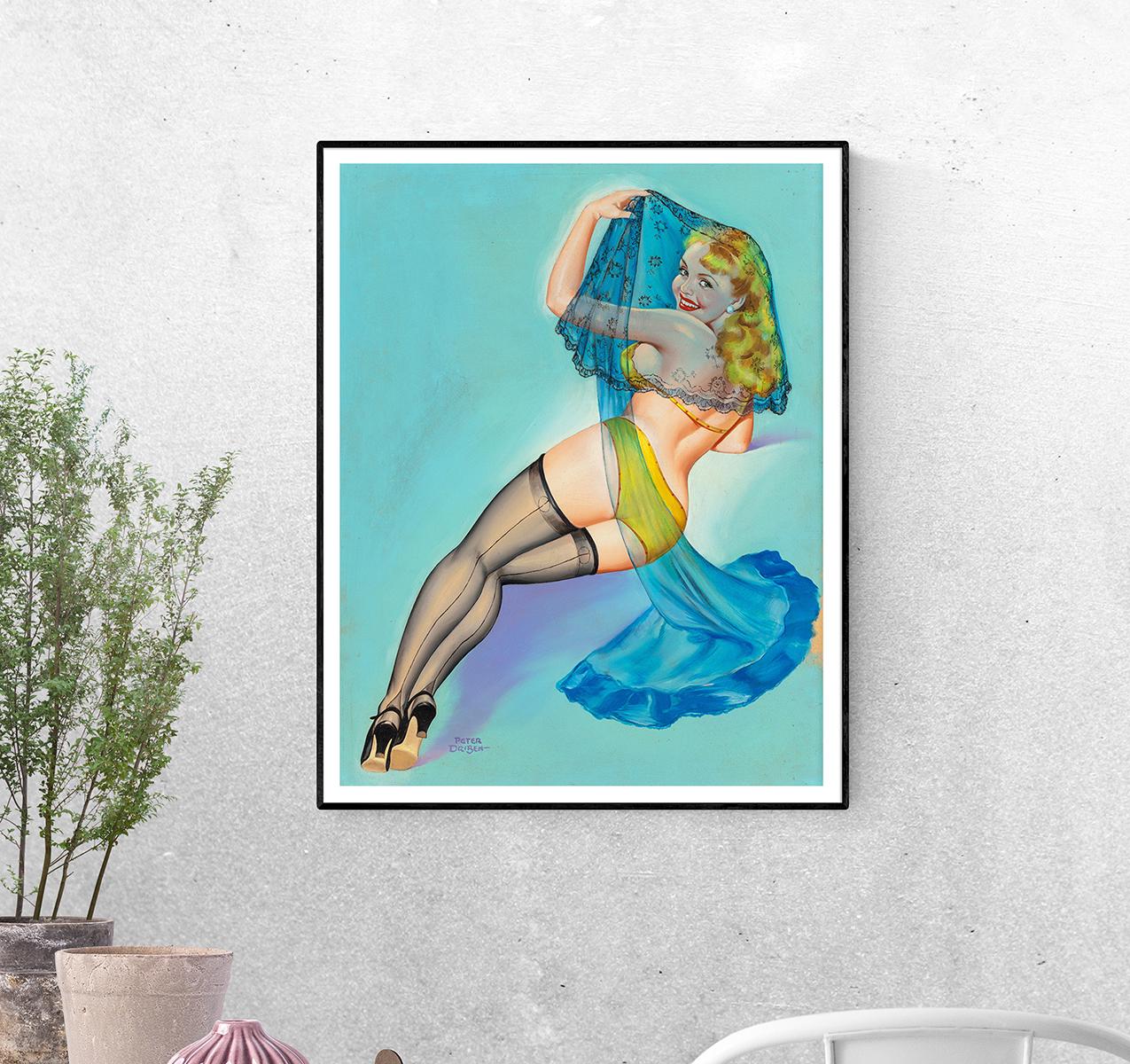 Постер Вуаль. Питер Дрибен формат А-0 (pin_up0030011_Poster)