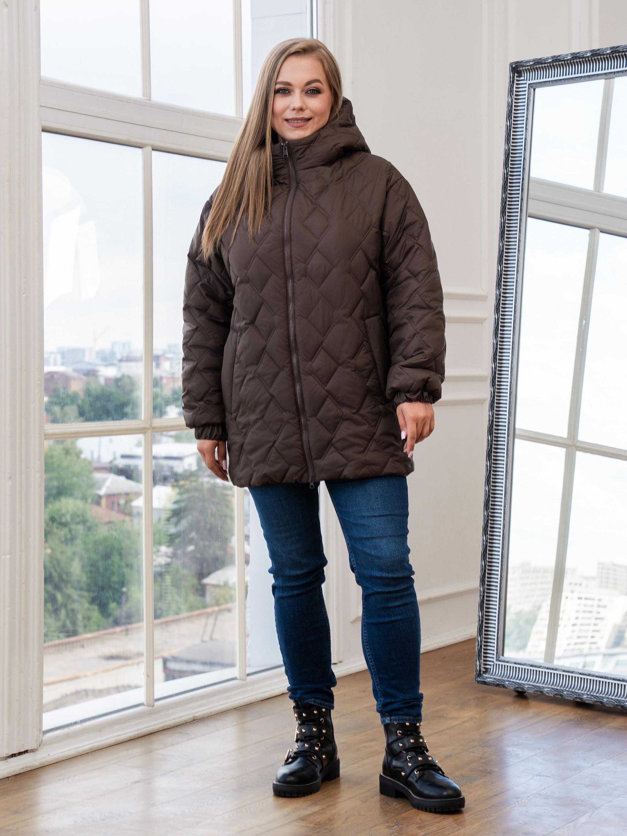 Куртка женская демисезонная UF-Fashion 00129-mt р. 68 Мокко (29200459) - фото 3 Куртка женская демисезонная UF-Fashion 00129-mt р. 68 Мокко (29200459) - фото 3