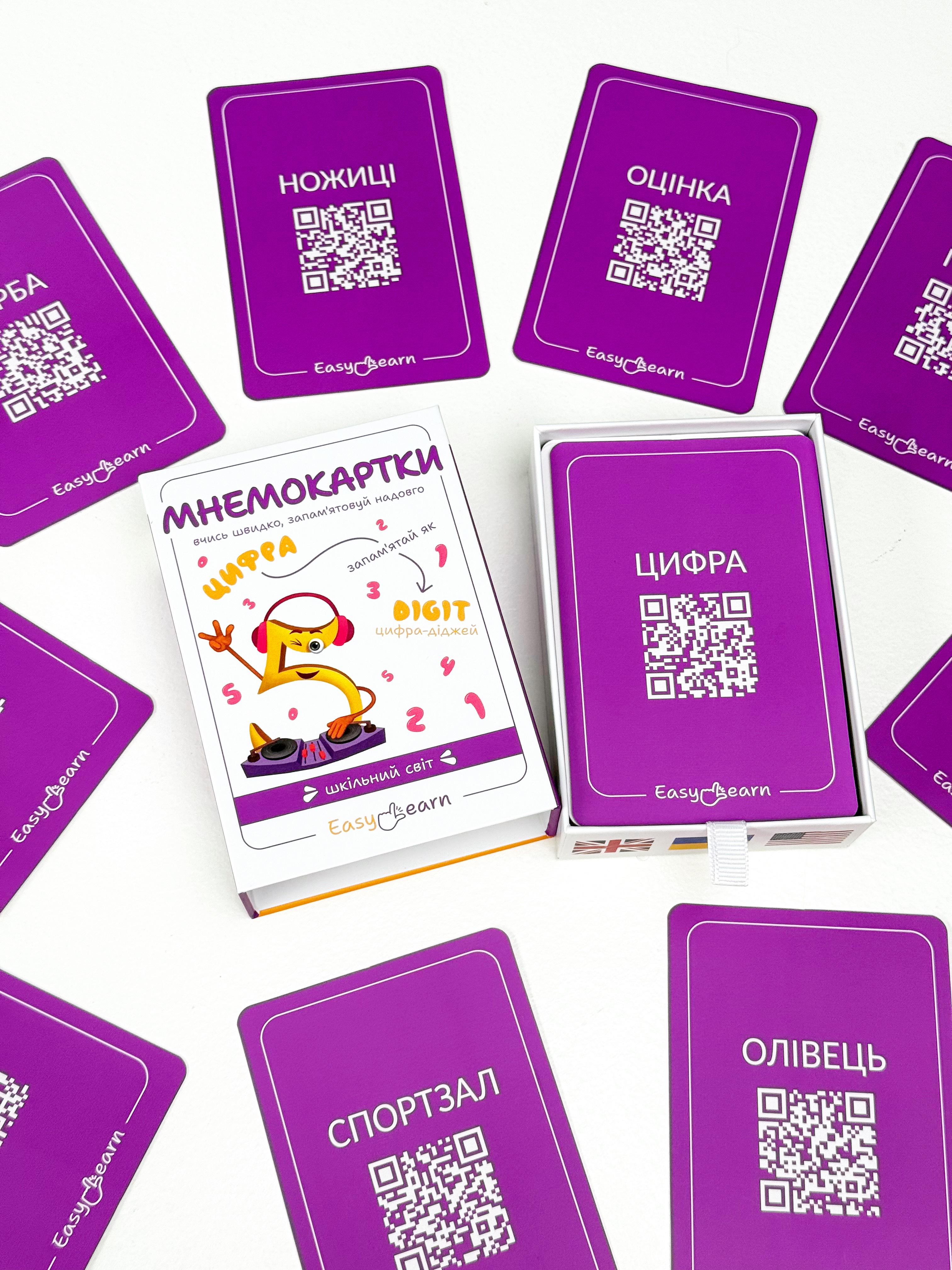 Мнемокарты EasyLearn Выпуск 4 Школьный мир (EL-SW1) - фото 22 Мнемокарты EasyLearn Выпуск 4 Школьный мир (EL-SW1) - фото 22