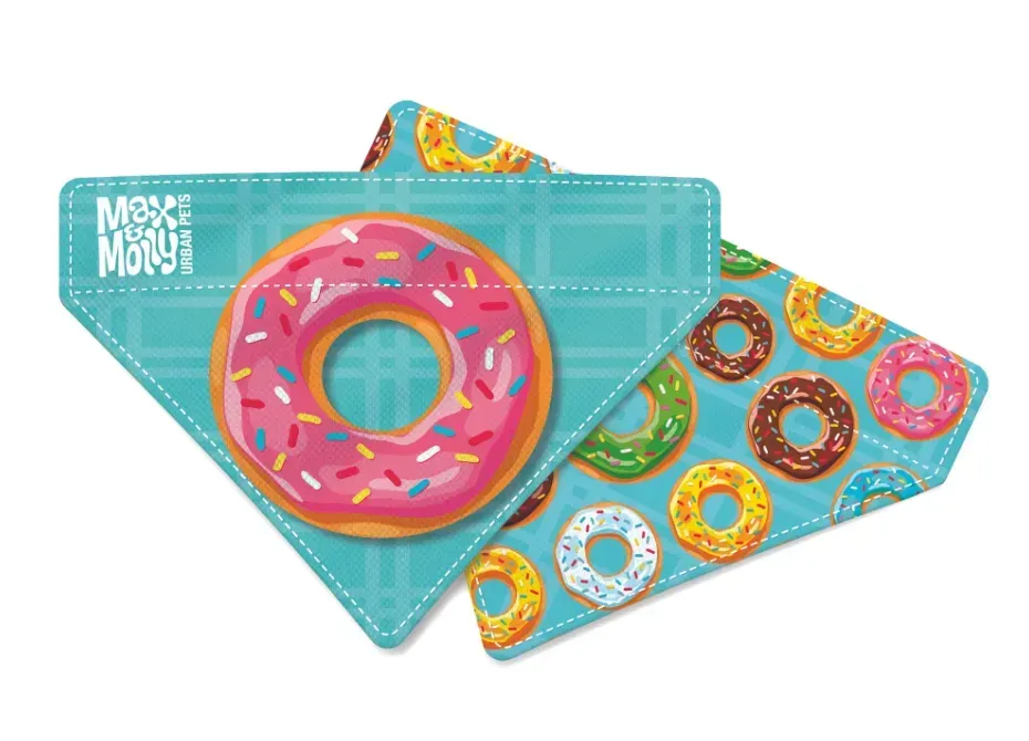 Бандана для собак на ошейник Max & Molly Bandana Donuts S (701020) - фото 2 Бандана для собак на ошейник Max & Molly Bandana Donuts S (701020) - фото 2