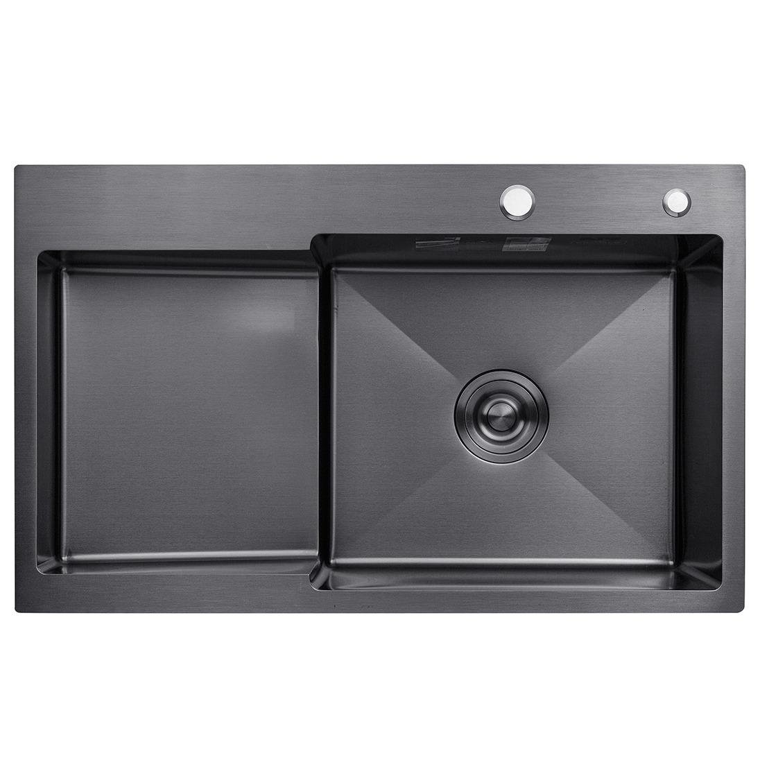 Мойка кухонная Kroner CV030024 из нержавеющей стали прямоугольная 780x480 мм 1 мм (25960503)