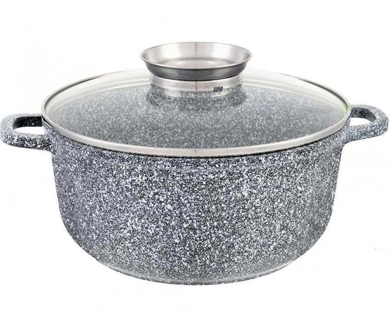 Котел UNIQUE Мatrix UN-5215 3,2 л 22х10 см круглий гранітний 13506 (IR003960)