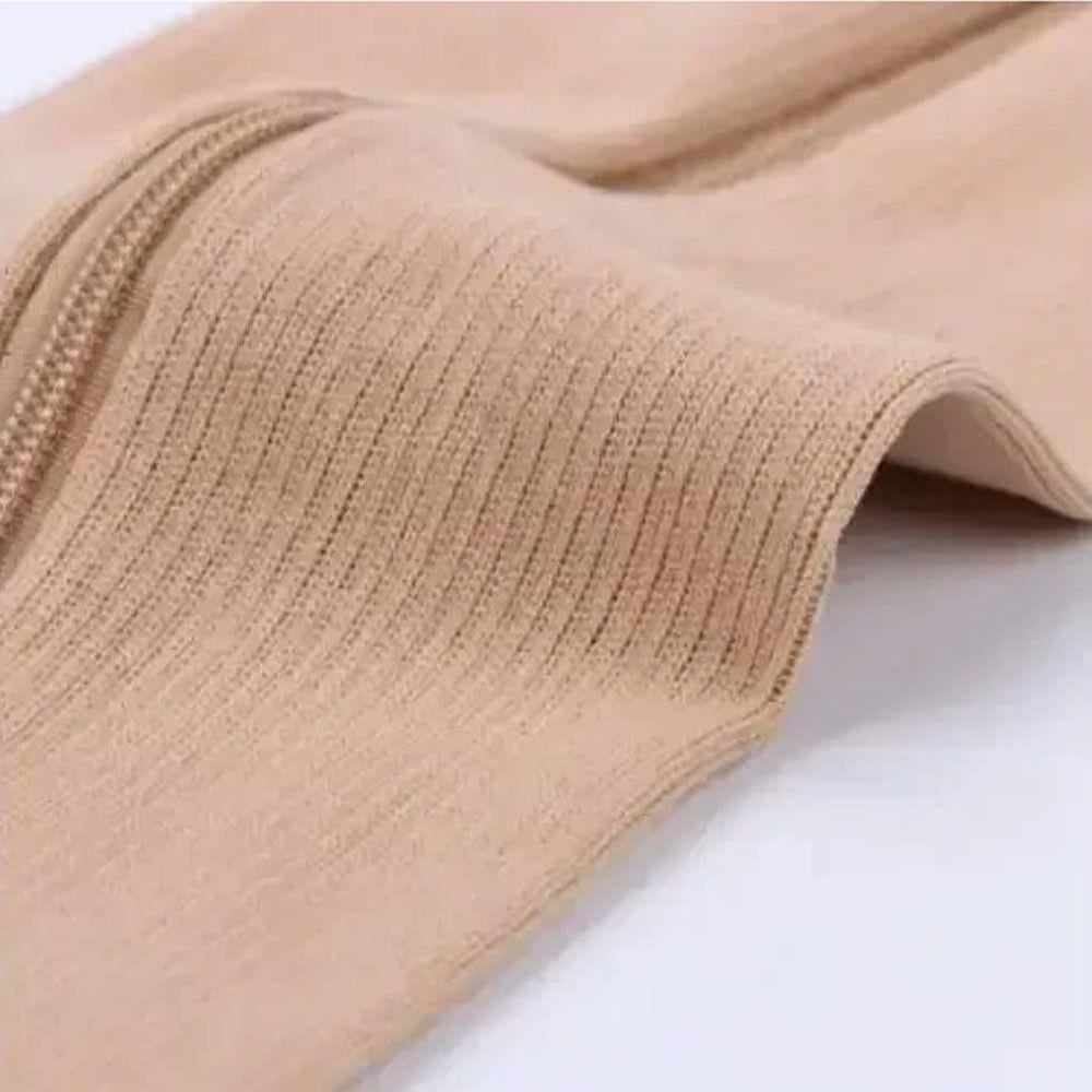 Гольфы компрессионные эластичные Zip Sox для профилактики варикоза с молнией S/M Бежевый (ZSG-150-S/M-Beige) - фото 6