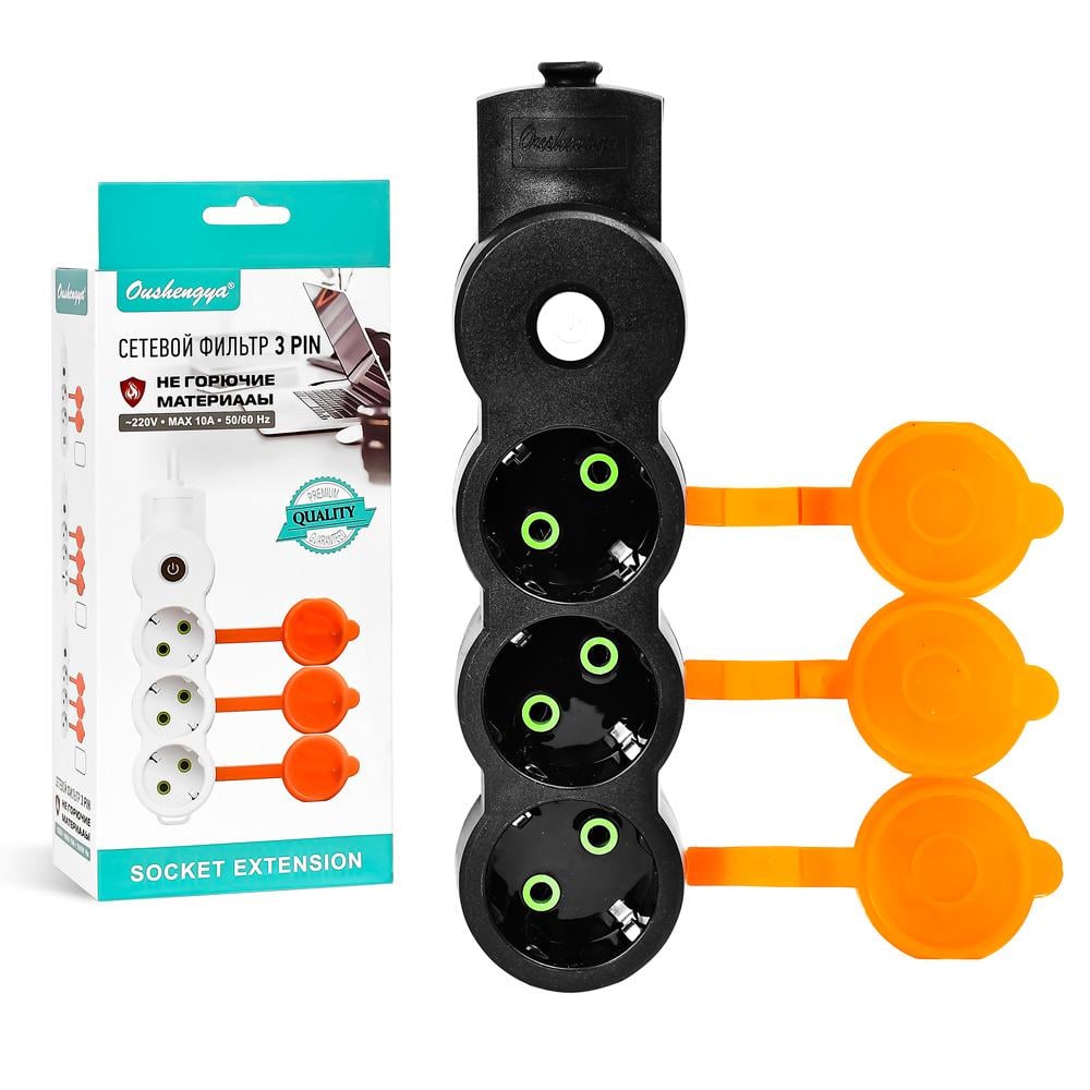 Удлинитель R95596 3 м 3 г с выключателем 23,3х11х5,5 см