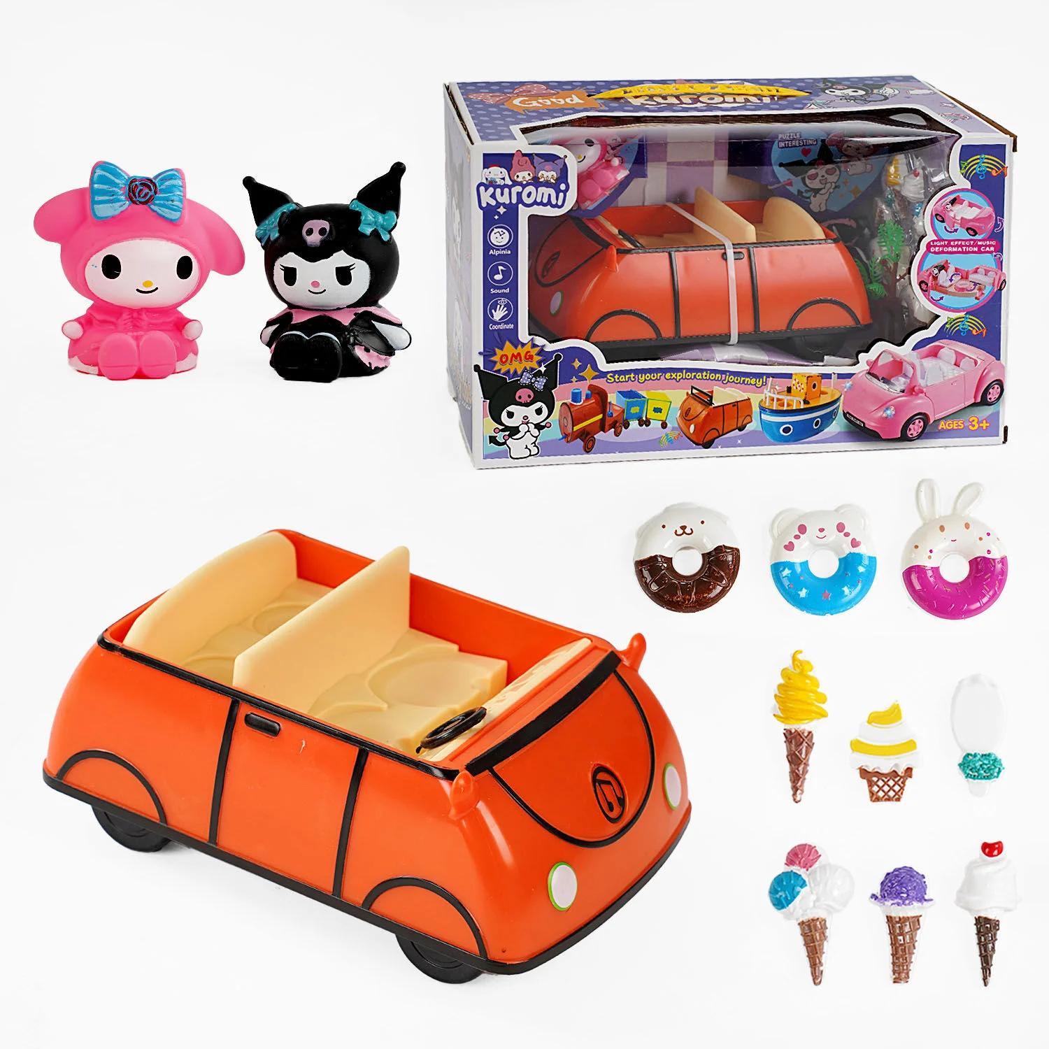 Набір героїв ігровий YQ 8108 2 гумові фігурки героїв/автомобіль/музика/аксесуари (158217)