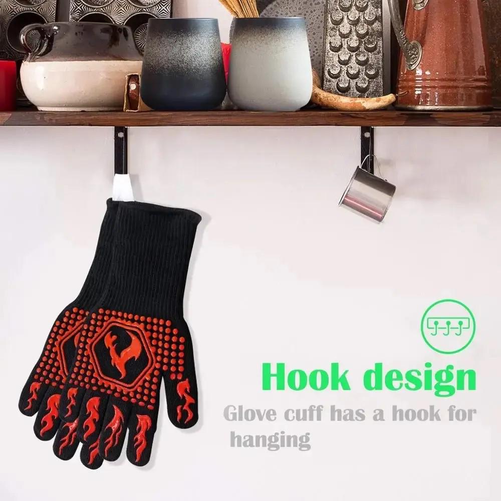 Перчатки TEREX термостойкие силиконовые 800 °C (26328860) - фото 5 Перчатки TEREX термостойкие силиконовые 800 °C (26328860) - фото 5