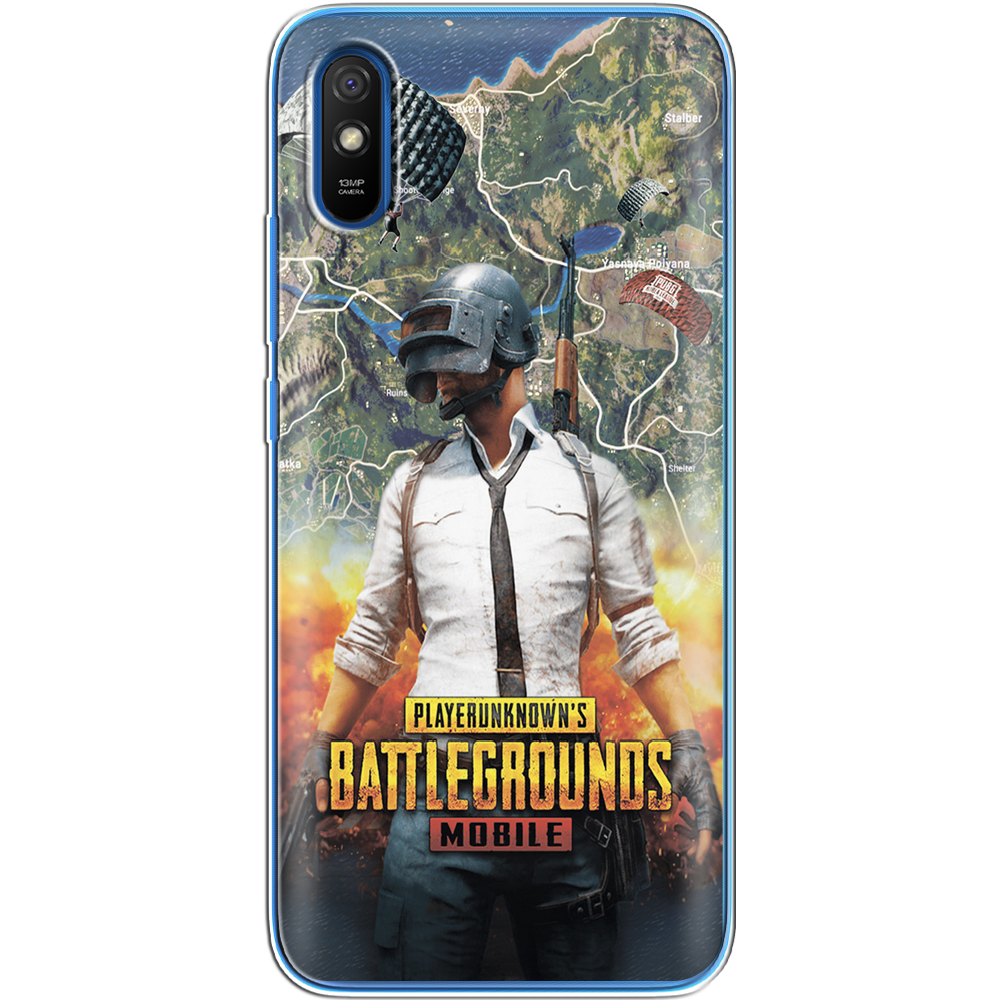 Чохол BoxFace Xiaomi Redmi 9A PUBG Mobile Прозорий силікон (40304-up2309-40304)