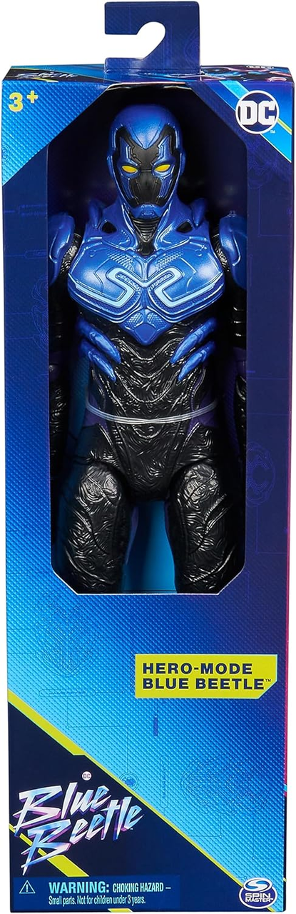 Детская игровая фигурка ДС Синий жук 28 см Spin Master Blue Beetle (6068156) - фото 3 Детская игровая фигурка ДС Синий жук 28 см Spin Master Blue Beetle (6068156) - фото 3
