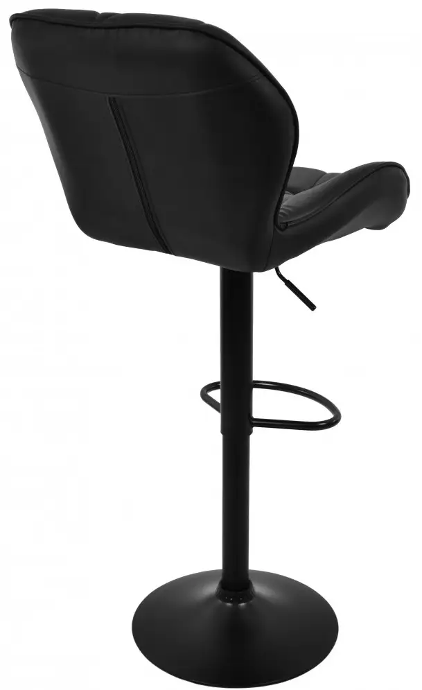 Стілець барний зі спинкою Bonro B-087 Чорний (40080062) - фото 3 Стілець барний зі спинкою Bonro B-087 Чорний (40080062) - фото 3