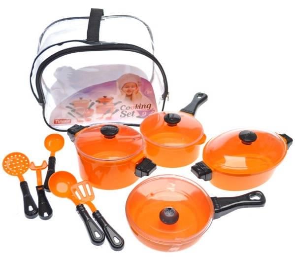 Детский набор посуды ЮНИКА 1474 Cooking Set 9 предметов (43180) - фото 2