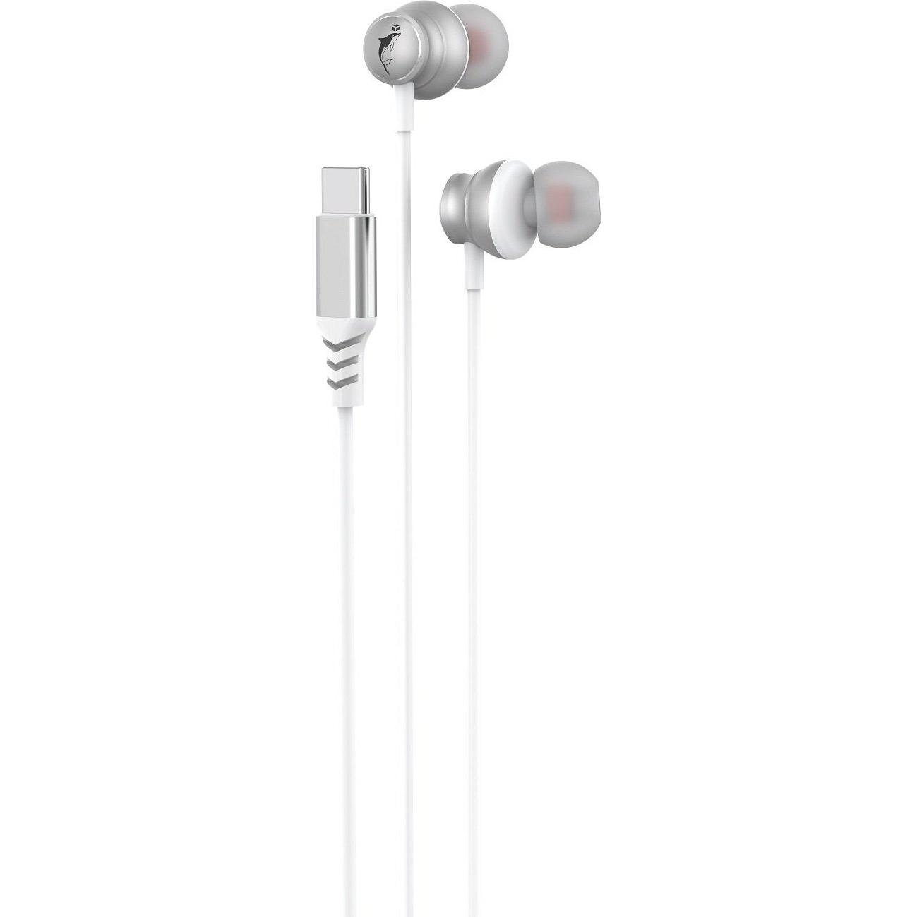 Гарнитура проводная SkyDolphin SR30 вакуумные Type-C с микрофоном на проводе White (HF-000486) Гарнитура проводная SkyDolphin SR30 вакуумные Type-C с микрофоном на проводе White (HF-000486)