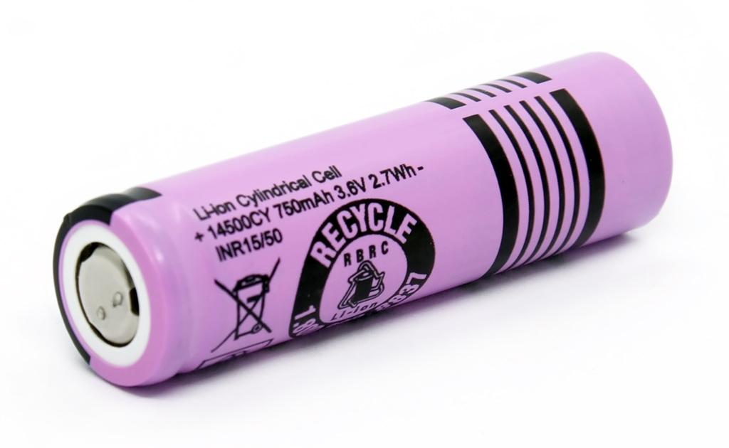 Акумулятор HighPower 14500 Li-Ion 14500CY Depaket 750 mAh 4,2/3,6/2,6V Pink (25993664) - фото 2 Акумулятор HighPower 14500 Li-Ion 14500CY Depaket 750 mAh 4,2/3,6/2,6V Pink (25993664) - фото 2