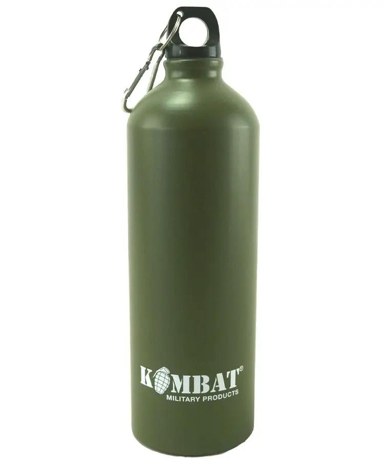 Фляга алюминиевая Kombat UK Aluminium Water Bottle 1000 мл (KB-AWB1000-OLGR)