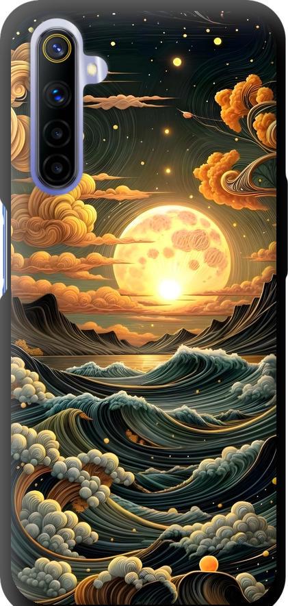Чехол на Realme 6 Арт волны (6332b-1913-42517) Чехол на Realme 6 Арт волны (6332b-1913-42517)