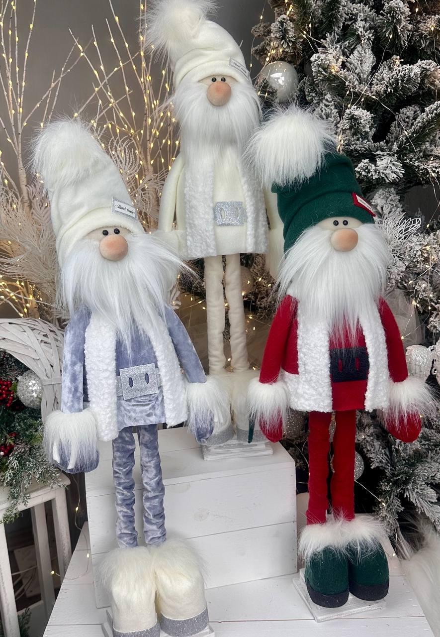 Гном скандинавский Снеговик 85 см Белый (Гном №9) - фото 4 Гном скандинавский Снеговик 85 см Белый (Гном №9) - фото 4
