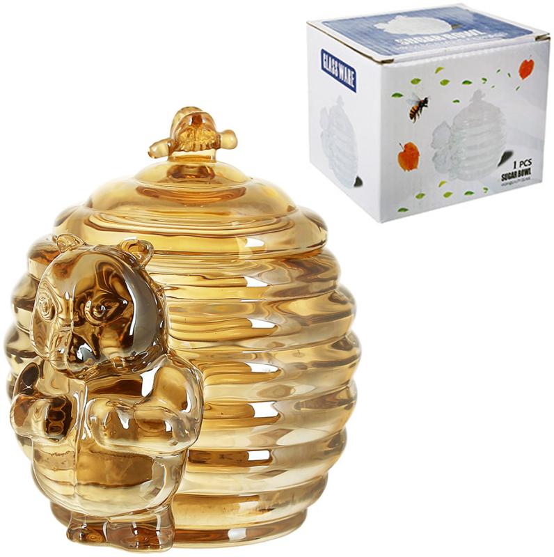 Медовниця скляна Edinburgh із скляною кришкою 250 мл - фото 2 Медовниця скляна Edinburgh із скляною кришкою 250 мл - фото 2