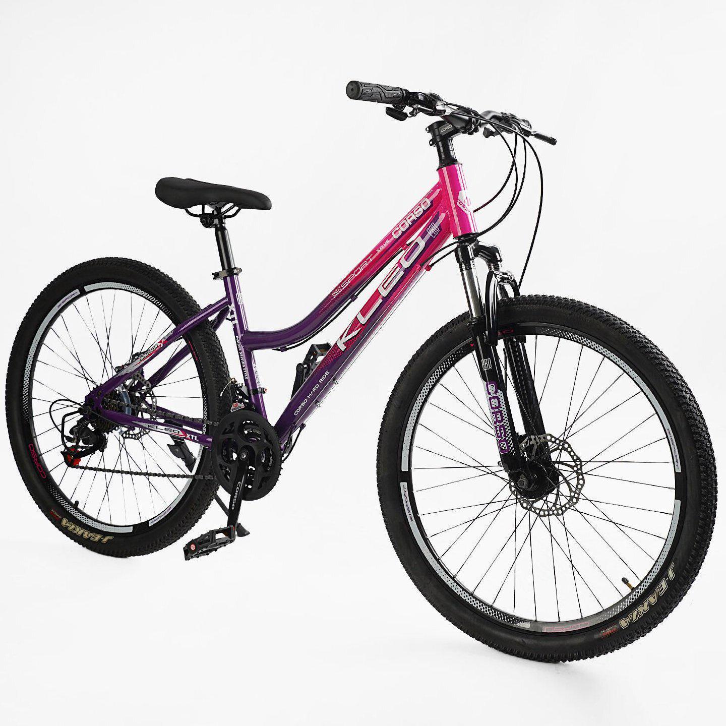 Велосипед горный Corso KLEO 26"/15" Розовый (593063086) - фото 2