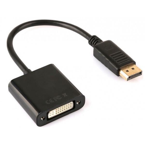 Переходник Value S0222 DisplayPort M DVI F 29 20 см Черный (577776)