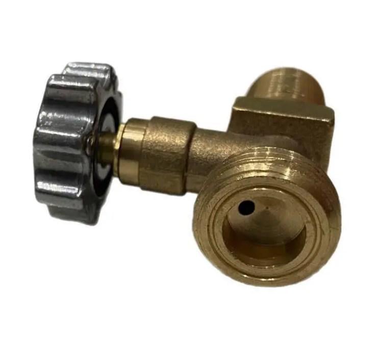 Кран М22 LH для китайського газового балону (0010) Кран М22 LH для китайського газового балону (0010)