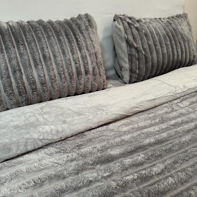 Комплект постільної білизни Шарпей мікрофібра наволочки 50х70 см 2 шт. Сірий (29356765) - фото 5 Комплект постільної білизни Шарпей мікрофібра наволочки 50х70 см 2 шт. Сірий (29356765) - фото 5