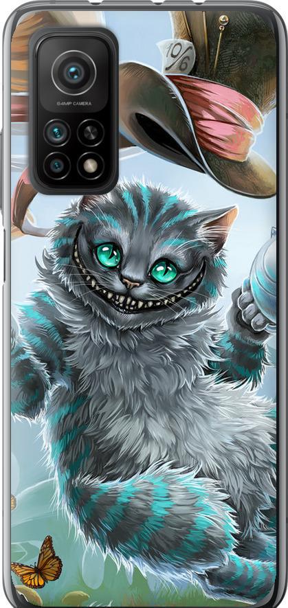 Чехол на Xiaomi Mi 10T Pro Чеширский кот 2 (3993u-2679-42517)