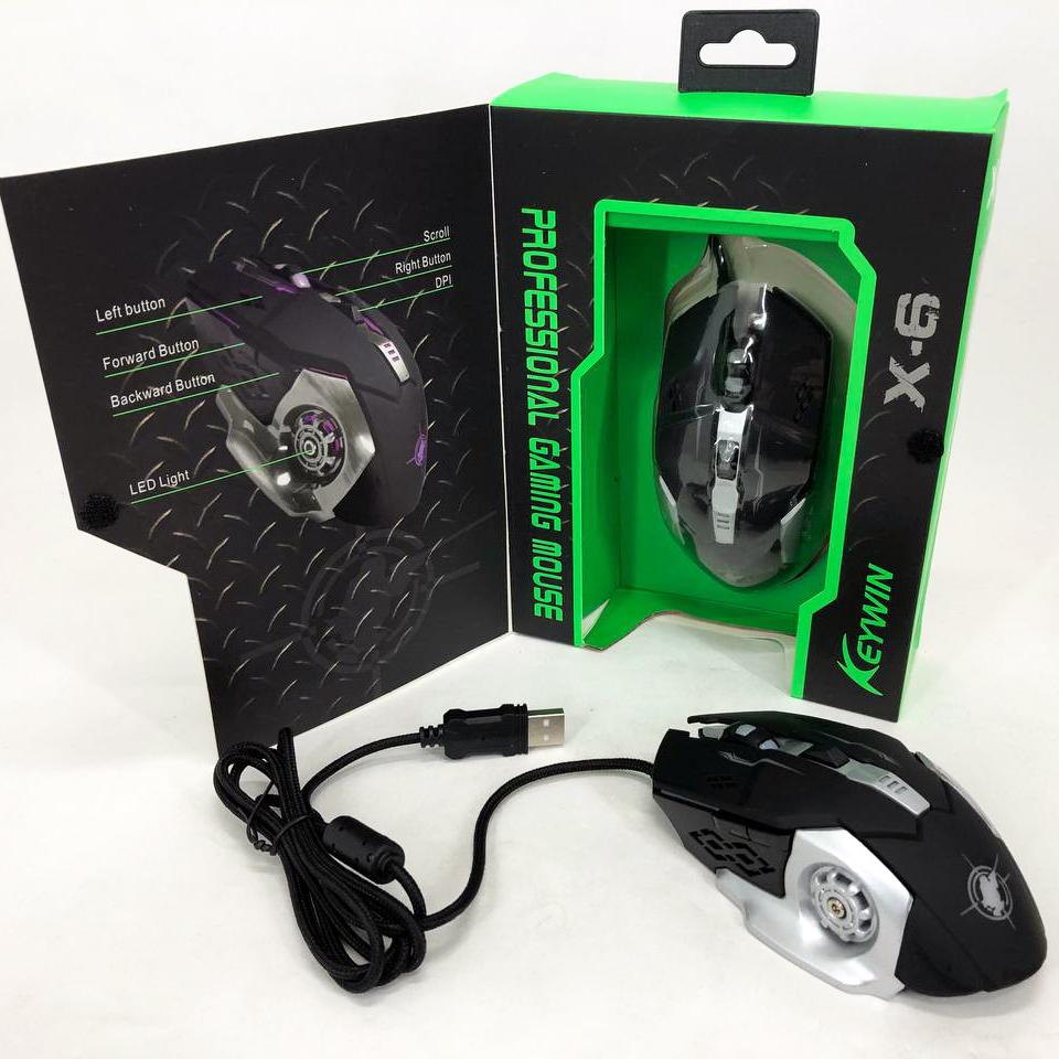 Мишка з підсвічуванням Gaming Mouse X6