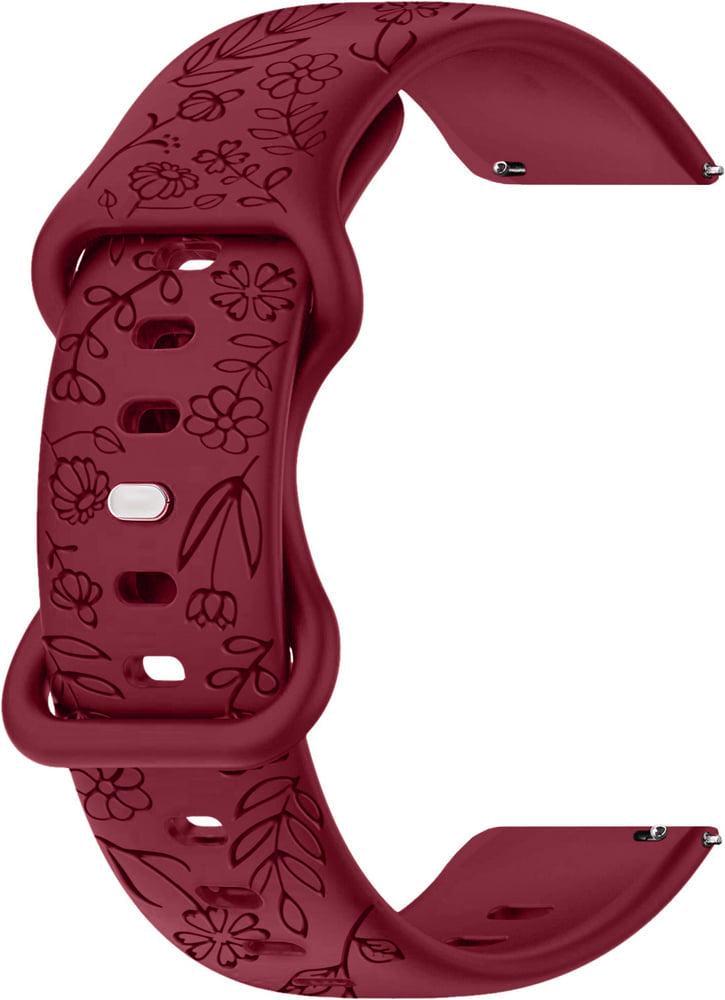 Ремешок силиконовый Blossom для Samsung Galaxy Watch5 44 мм Wine (41631-42)