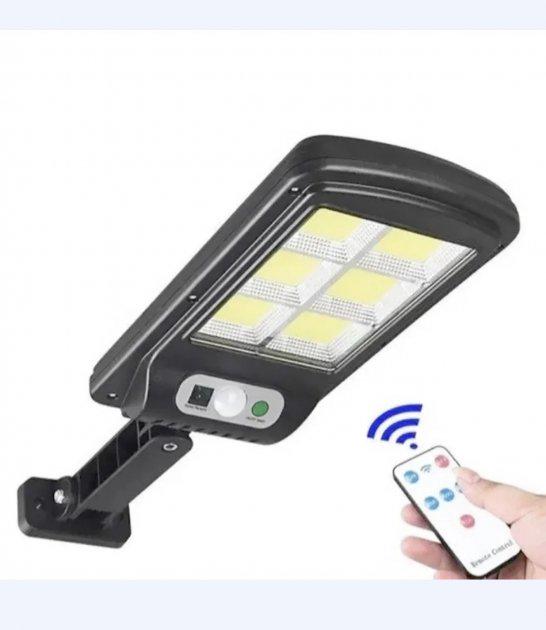 Уличный фонарь на солнечной батарее solar street light BL BK120-6COB с пультом с датчиком движения - фото 3