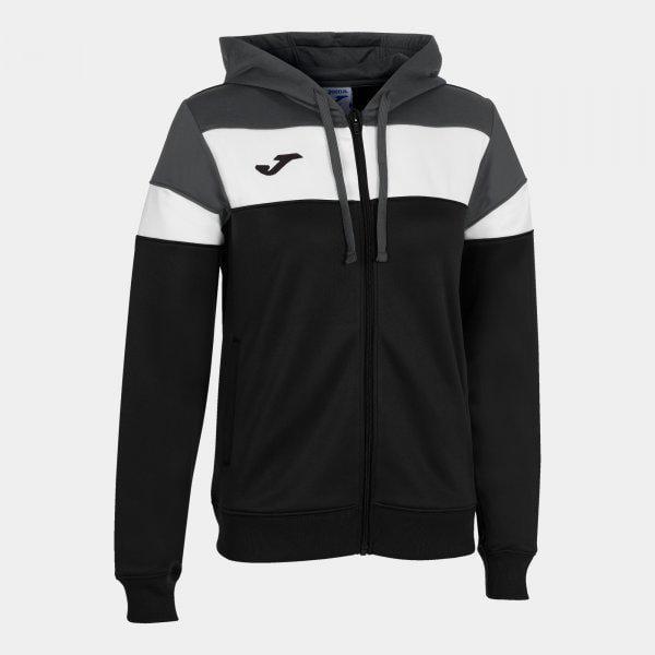 Олимпийка JOMA 901041.110 CREW IV HOODIE JACKET M Black/Anthracite (8424309067557)