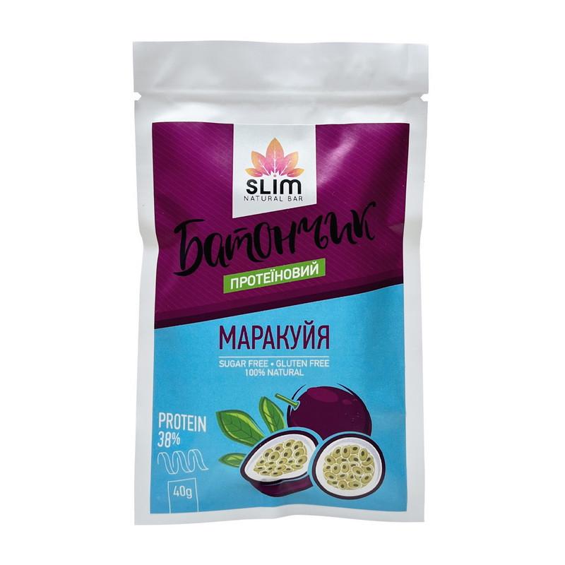 Протеиновый батончик Slim Protein Bar 40 г Маракуйя (21723-01) Протеиновый батончик Slim Protein Bar 40 г Маракуйя (21723-01)
