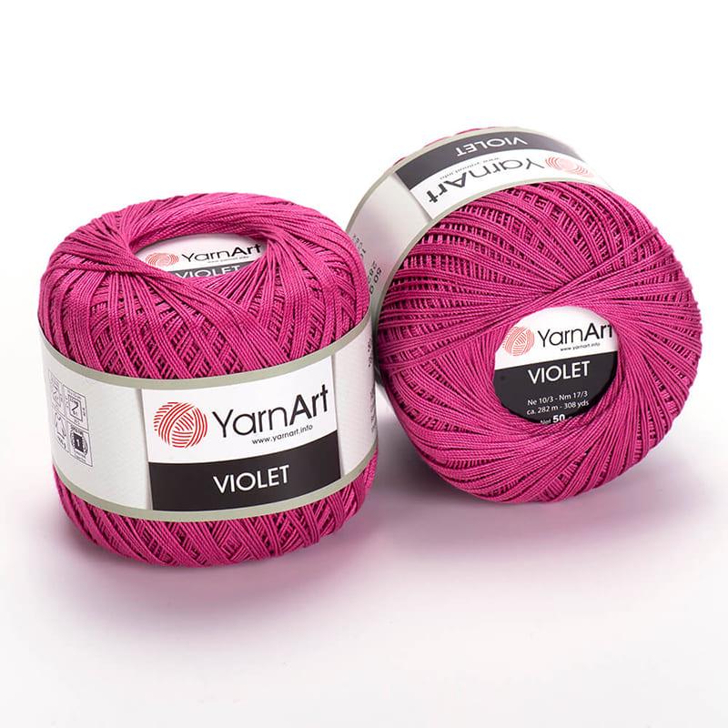 Пряжа YarnArt Violet 0075 Зимняя роза