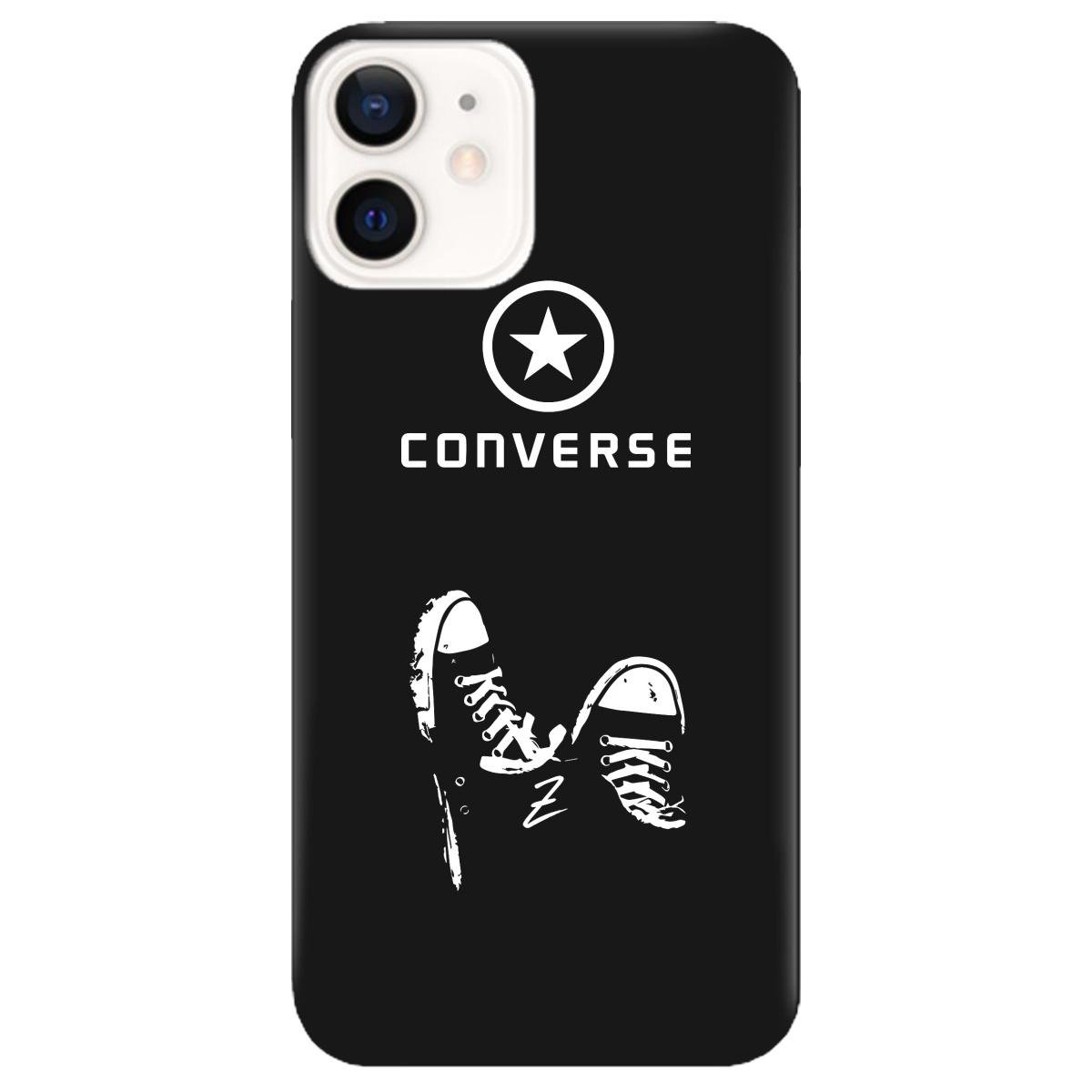 Силиконовый чехол Zorrov для Apple iPhone 12 Mini - Converse (14050050193088433)